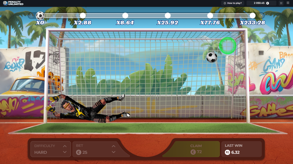 Penalty Unlimited jeu casino
