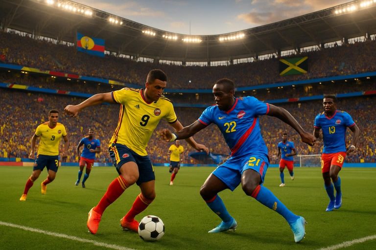 découvrez notre pronostic pour le match colombie vs rd congo lors de la coupe du monde 2026, ainsi que les analyses des rencontres nouvelle-calédonie vs jamaïque. préparez-vous à suivre ces confrontations passionnantes avec nos expertises et conseils.